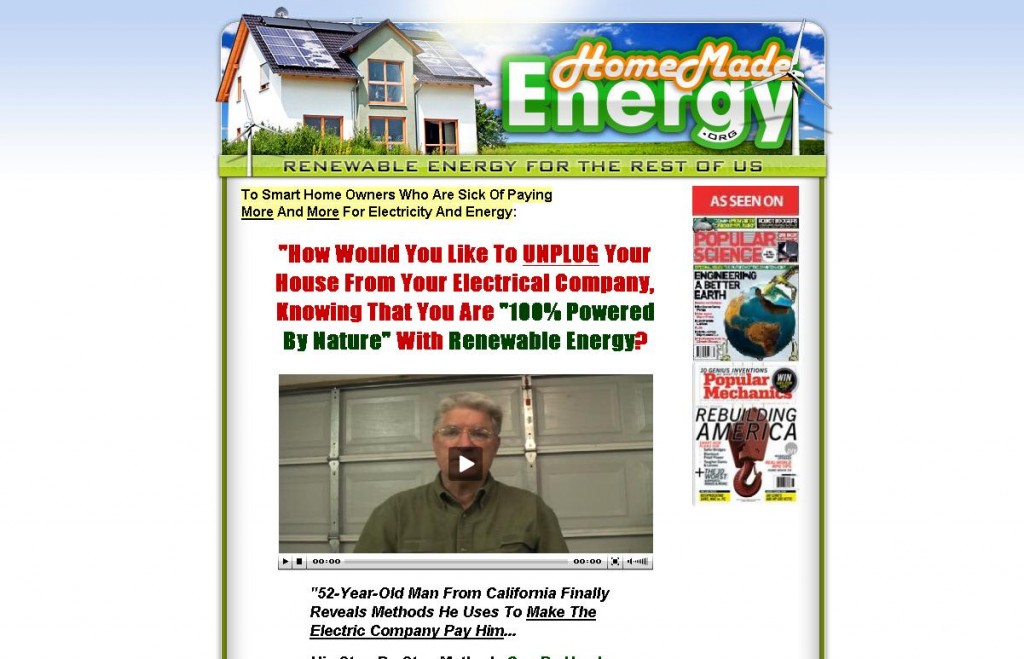 Home Made Energy Review  Home Made Energy Exposed?